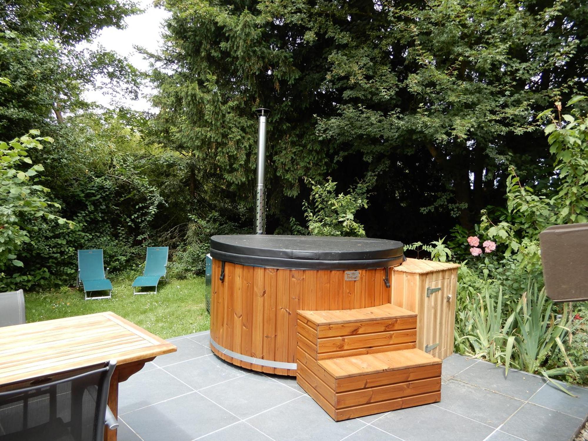 Le Cottage Exotique Du Lutin Many & Son Bain Nordique Saint-Christophe-Sur-Conde Exterior foto