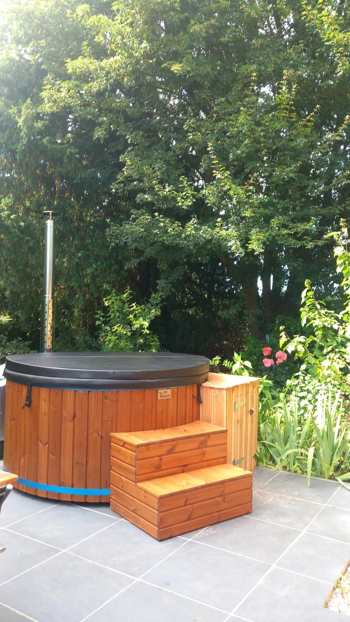 Le Cottage Exotique Du Lutin Many & Son Bain Nordique Saint-Christophe-Sur-Conde Exterior foto