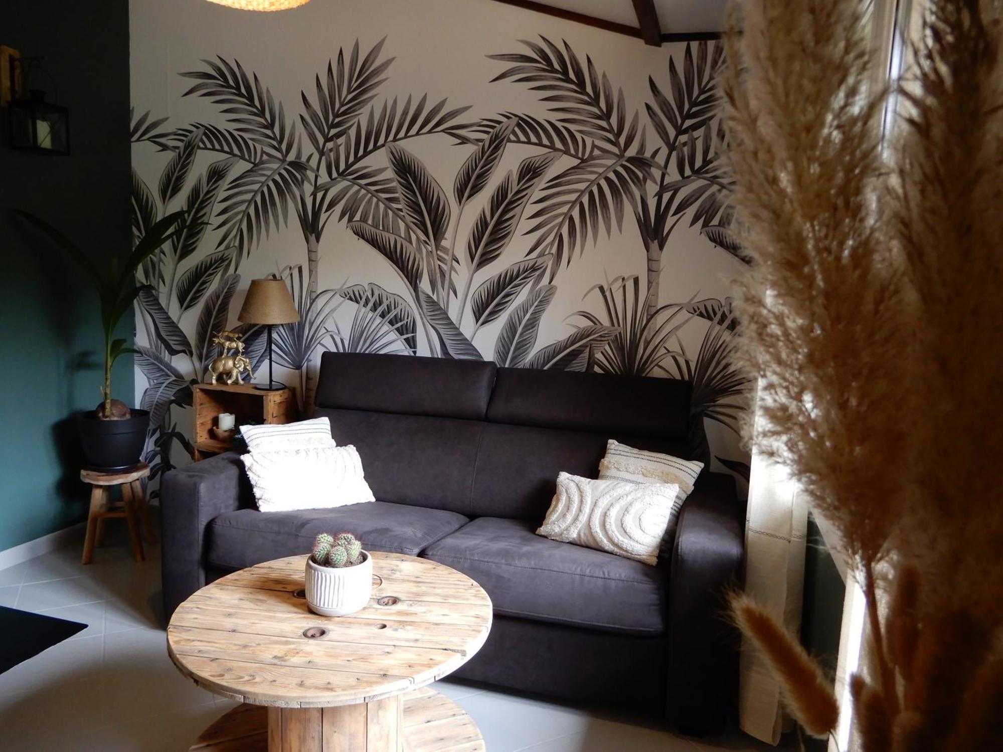 Le Cottage Exotique Du Lutin Many & Son Bain Nordique Saint-Christophe-Sur-Conde Exterior foto